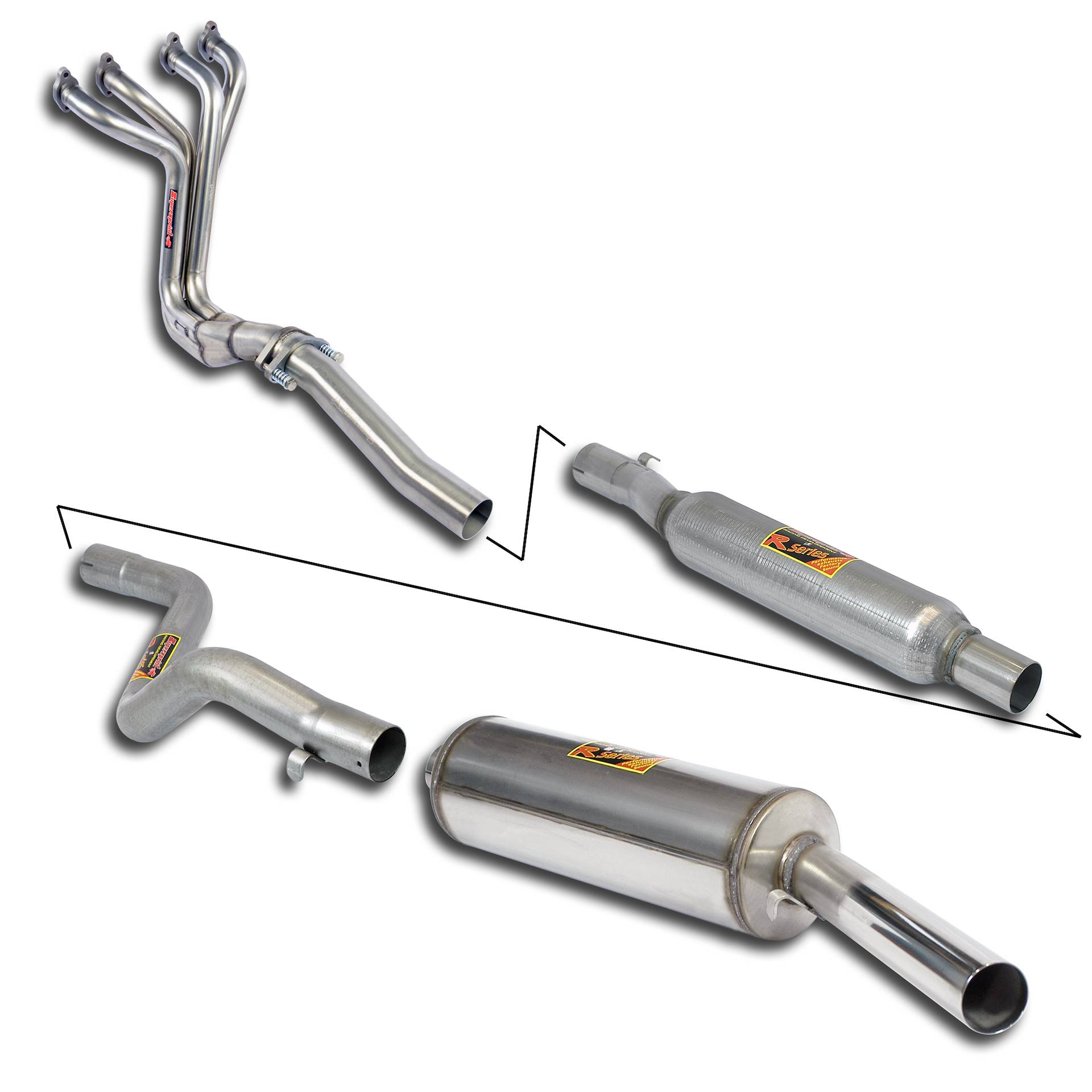 Track performance package Ø60 mm 4-1 Certified for Classic Exhaust Design
